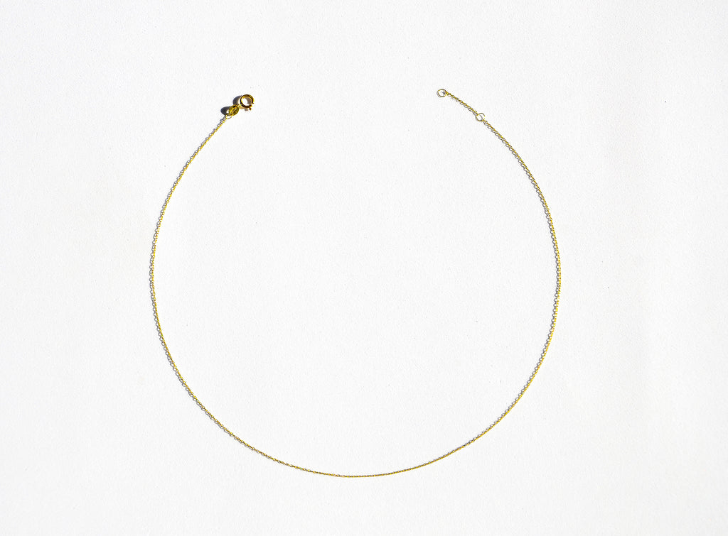 Filigran golden neckless out of 18k solid gold - 40cm length with 2cm extrension.