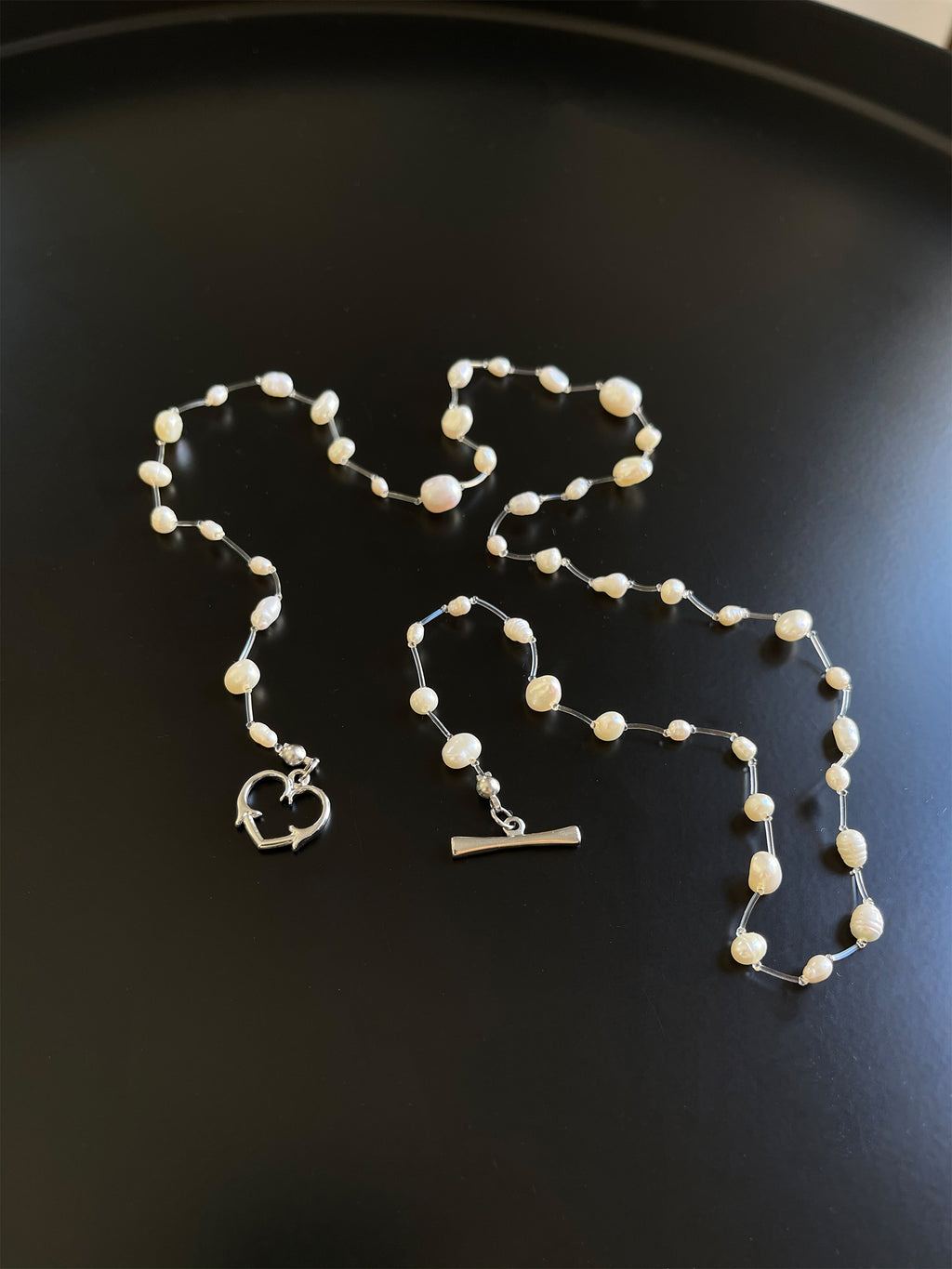 Freshwater Pearls Body Chain tarnishfree with Sterling Steel